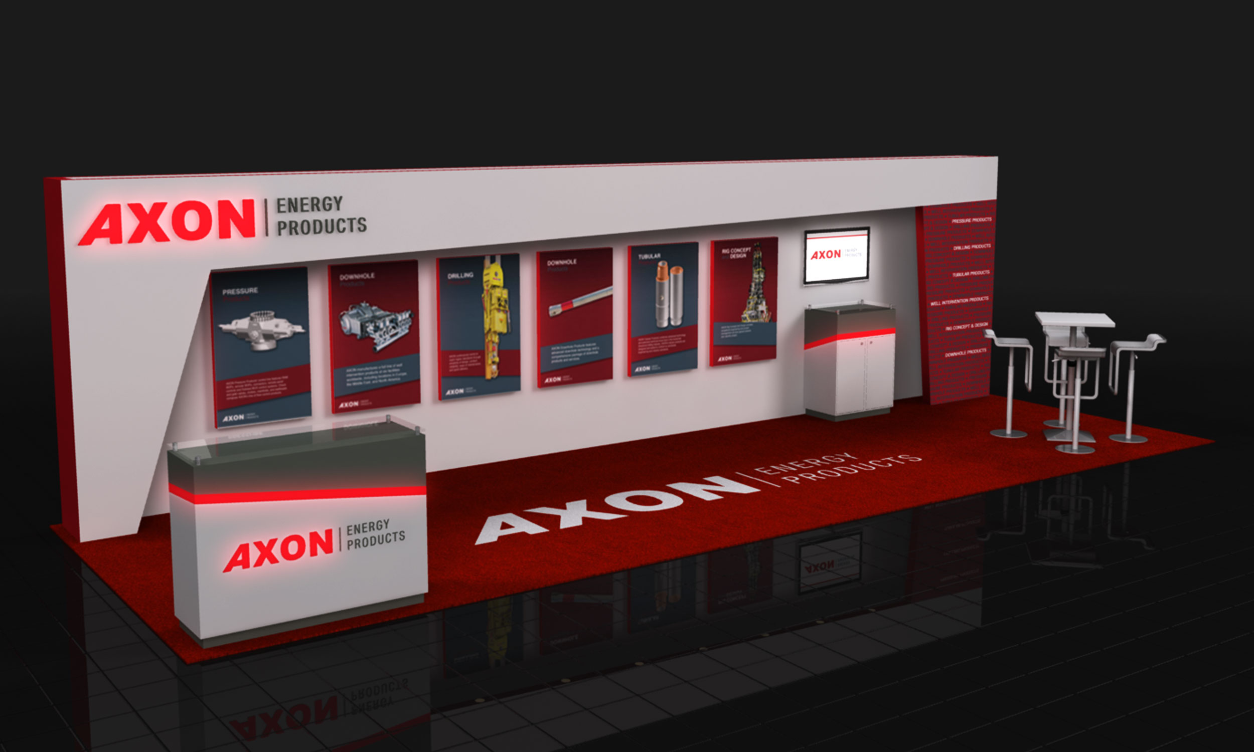 Tradeshow Design 2 for Axon Energy Products by DMW Digital