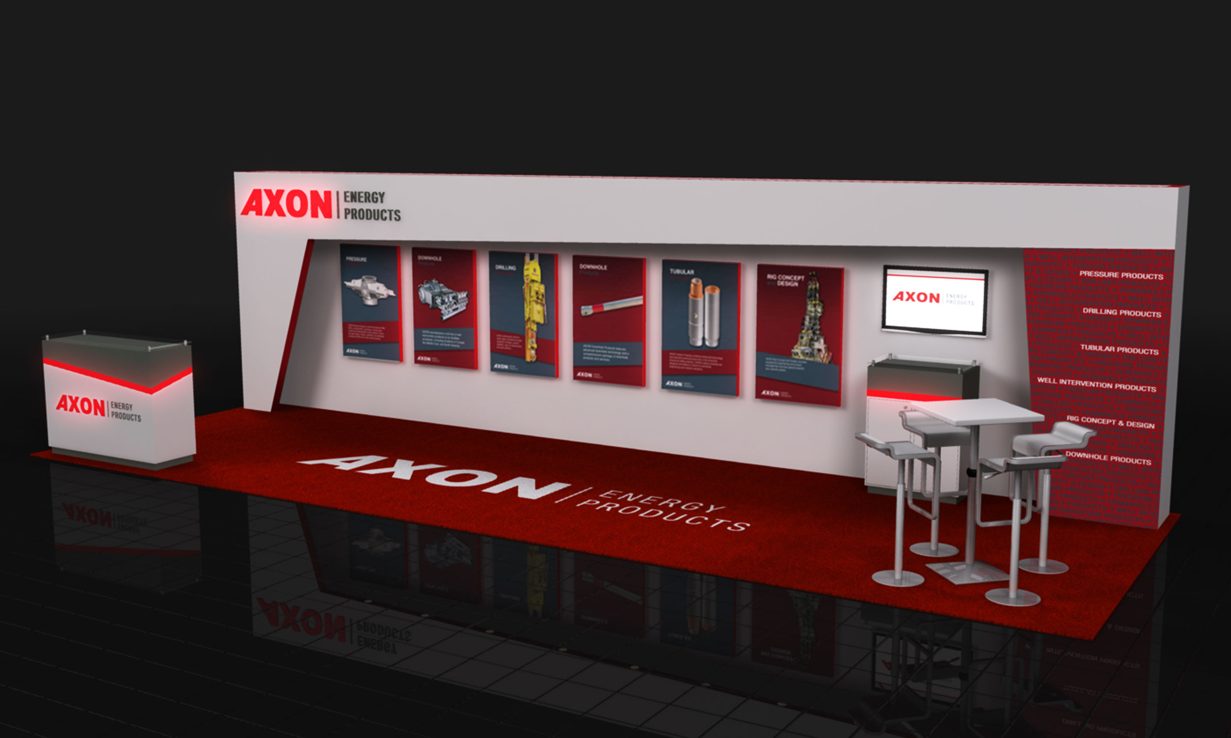 Tradeshow Design 3 for Axon Energy Products by DMW Digital