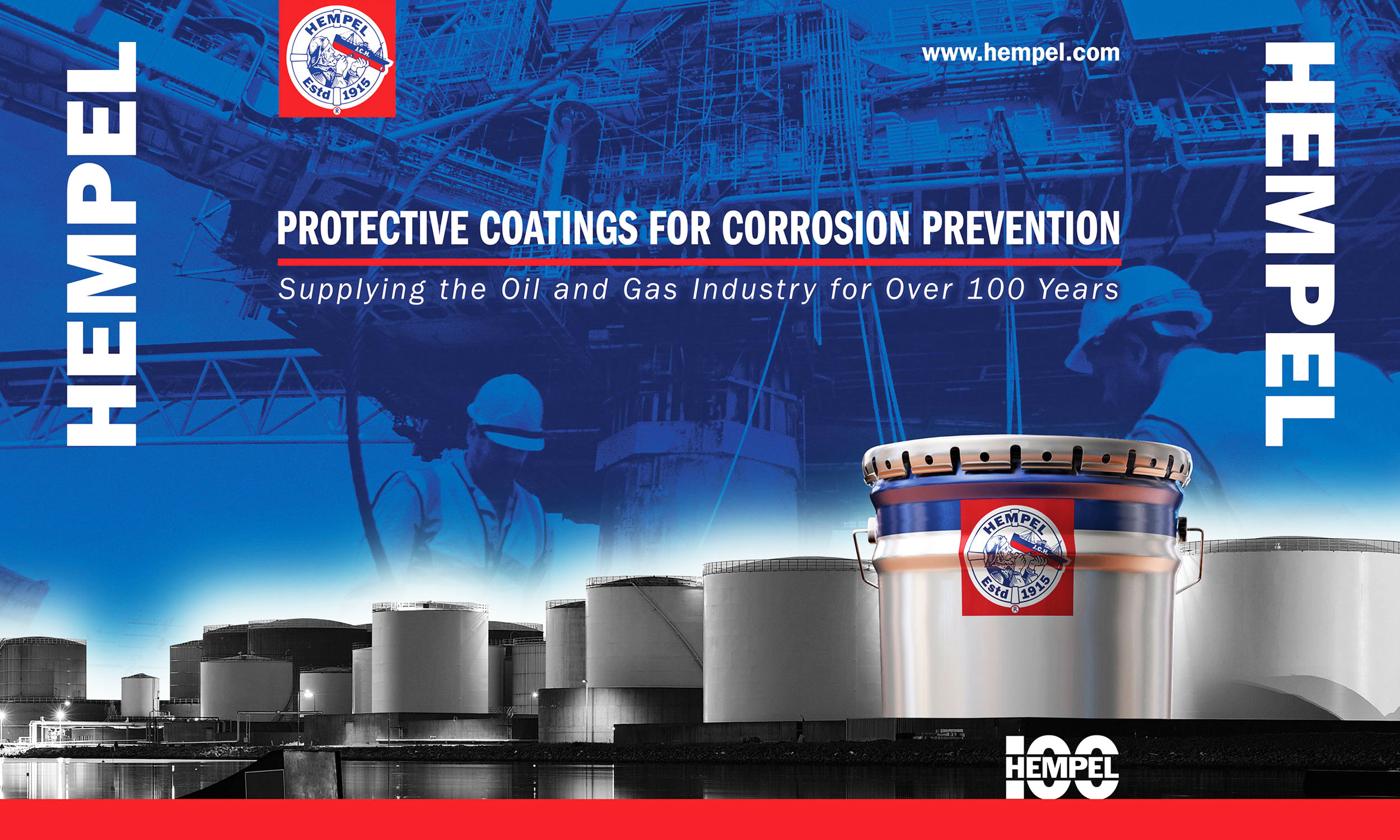 Tradeshow PopUp Design View 4 for Hemple, a protective coatings global supplier by DMW Digital