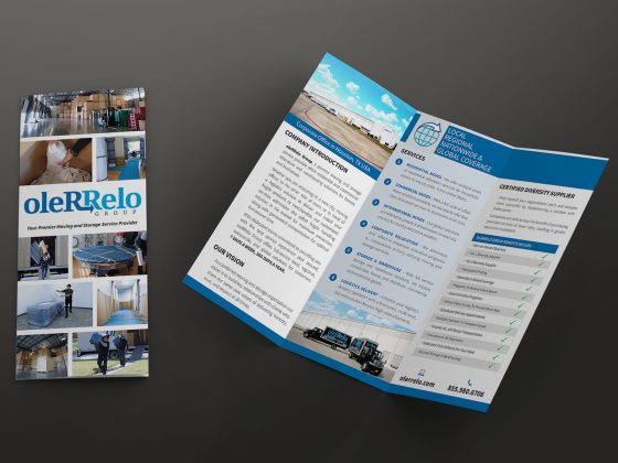 Sales Brochure Marketing Design Services for Moving and Storage Industry by DMW Digital